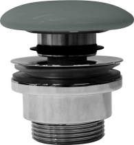 GSI GSI umyvadlová výpust 5/4“, click-clack, keramická zátka, 5-65mm, agave mat PCS04