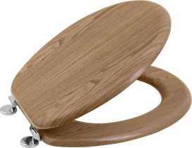 Aqualine AQUALINE WC sedátko, dub 1705-10