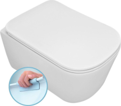 Kerasan TRIBECA závěsná WC mísa, Rimless, 35x54cm, bílá 511401