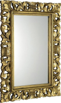 Sapho SCULE zrcadlo ve vyřezávaném rámu 80x120cm, zlatá IN316