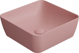 GSI SAND/NUBES keramické umyvadlo na desku 38x38cm, blush mat 903824