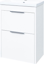 Mereo Vigo, koupelnová skříňka s keramickým umyvadlem 51 cm, bílá CN310