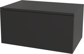 Mereo Ponte, koupelnová skříňka 70 cm, Multidecor, Černá Supermat CN291CIPM