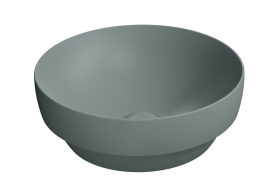 GSI PURA keramické umyvadlo na desku, průměr 40cm, agave mat 884604