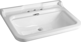 Kerasan WALDORF keramické umyvadlo 80x55cm, 3 otvory, bílá 4141K1-3