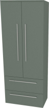 Mereo Bino, koupelnová skříňka vysoká 163 cm, dvojitá, Multidecor, Zelená Verde CN699ZEV1