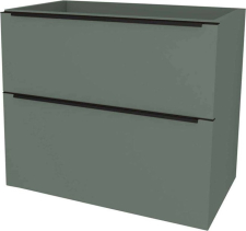 Mereo Mailo, koupelnová skříňka 81 cm, černé madlo, Multidecor, Zelená Verde CN591SBZEV1
