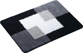 Ridder COINS předložka 60x90cm s protiskluzem, polyester, šedá 7103307