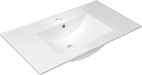 Sapho SLIM keramické umyvadlo, nábytkové, 90x46, 5cm, bílá 1601-90