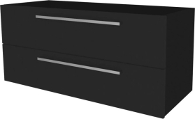 Mereo Bino, koupelnová skříňka 121 cm, Multidecor, Černá Supermat CN693SCIPM