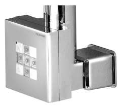 Sapho KTX topná tyč s termostatem, s krytem pro kabel, 600 W, chrom KTX-CW-600