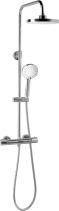 Aqualine LIGA sprchový sloup s termostatickou baterií, chrom SL533
