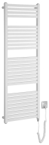Aqualine TONDI-E elektrické otopné těleso rovné 450x1330 mm, 500 W, bílá DE470T