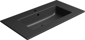 GSI PURA keramické umyvadlo Slim 82x46cm, černá mat 8885126