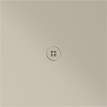 GSI Keramická sprchová vanička, čtverec 90x90x2cm, creta mat 46090908