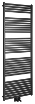 Aqualine TONDI otopné těleso rovné 600x1690 mm, středové připojení, černá mat DT496T