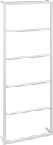 Sapho SKA nástěnný sušák ručníků 450x1150x100mm, bílá mat SKA511