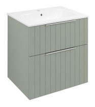 Sapho CIRASA umyvadlová skříňka 59, 2x64x46cm, verde strip CR601-4444S