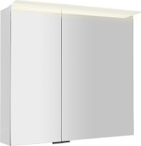 Sapho LINEX galerka s LED osvětlením, 80x70x15cm, bílá LX080-0030