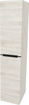 Mereo Mailo, koupelnová skříňka vysoká 170 cm, černé madlo, Multidecor, White Loft Pine CN594LPBWLP1
