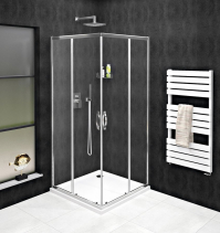 Gelco SIGMA SIMPLY čtvercový sprchový kout 800x800 mm, rohový vstup, čiré sklo GS2180GS2180