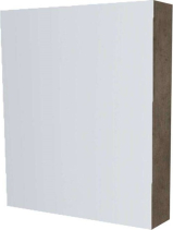 Mereo Koupelnová skříňka zrcadlová 60 cm, galerka, 1x dvířka levá, Multidecor, Beton Chicago tm šedý CN798G61BCS2