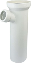Aliaxis Česká republika s.r.o. Připojovací kus DN 100/D 110, 400 mm, s odbočkou DN40, 6/4", přímý PR7081C (58A08010099)