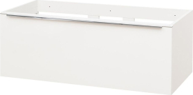 Mereo Mailo, koupelnová skříňka 101 cm, bíla, chrom madlo CN517S