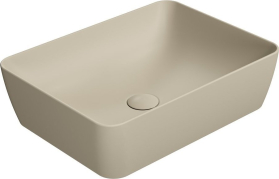 GSI SAND/NUBES keramické umyvadlo na desku 50x38cm, creta mat 903708