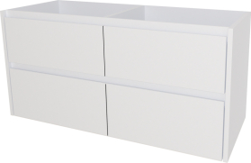 Mereo Opto, koupelnová skříňka 121 cm, Multidecor, Bílá lesk perlička CN993SBIEL