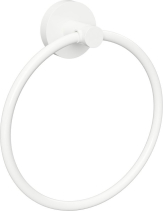 Sapho X-ROUND WHITE držák ručníků kruh, bílá mat XR411W