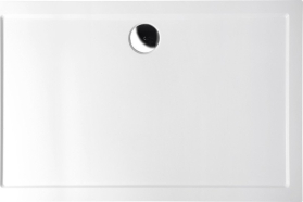 Polysan KARIA sprchová vanička z litého mramoru, obdélník 110x80cm, bílá 46511