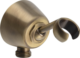 Sapho Držák sprchy kulatý, otočný, s vyústěním, bronz SUP4B6