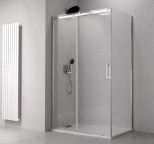 Polysan THRON ROUND obdélníkový sprchový kout 1600x700mm, kulaté pojezdy TL1670-5005