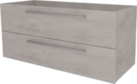 Mereo Bino, koupelnová skříňka 121 cm, Multidecor, Chromix stříbrný CN693SACST