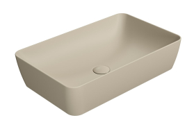 GSI NUBES keramické umyvadlo na desku 60x38cm, creta mat 903608