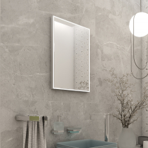 Nimco OBDELNÍKOVÁ - OSTRÉ ROHY LED zrcadlo 400x600 ZP 13000