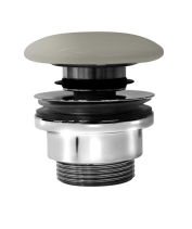 GSI GSI umyvadlová výpust 5/4“, click-clack, keramická zátka, 5-65mm, creta mat PCS08
