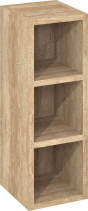 Sapho ESPACE otevřená policová skříňka 20x60x22cm, dub alabama ESC140-2222