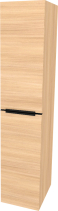 Mereo Mailo, koupelnová skříňka vysoká 170 cm, černé madlo, Multidecor, Dub Sand Barbera CN594LPBDSB1