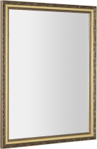 Sapho BOHEMIA zrcadlo v dřevěném rámu 68, 6x88, 6cm, zlatá NL483