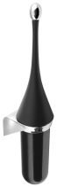 MARPLAST COLORED WC štětka závěsná, ABS, Soft Touch, černá mat A65801NE