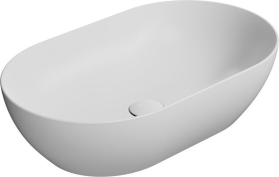 GSI PURA keramické umyvadlo na desku 60x37cm, bílá mat 883409