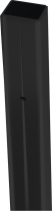 Polysan ZOOM BLACK rozšiřovací profil pro nástěnný otočný profil, 20mm ZL920B
