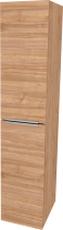 Mereo Mailo, koupelnová skříňka vysoká 170 cm, chrom madlo, Multidecor, Light Select Walnut CN594LPLSW1