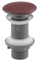Isvea Umyvadlová výpust 5/4“, click-clack, keramická zátka, 20-70mm, maroon red 38TP0169I