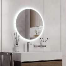 Nimco KULATÁ ZRCADLA Kulaté LED zrcadlo pr. 600 s dotykovým senzorem ZP 24000RV