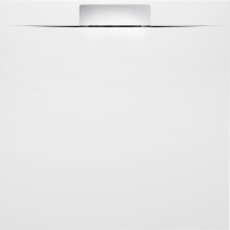 Polysan KAZUKO sprchová vanička z litého mramoru, čtverec 90x90cm, bílá 40332