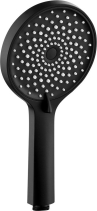 Sapho Ruční masážní sprcha, 4 režimy sprchování, silikon trysky, průměr 123mm, černá mat 1204-10B