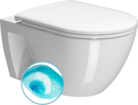 GSI PURA ECO závěsná WC mísa, Swirlflush, 36x55cm, bílá ExtraGlaze 880711